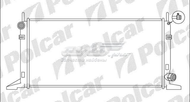 Радиатор системы охлаждения двигателя 3204084 POLCAR
