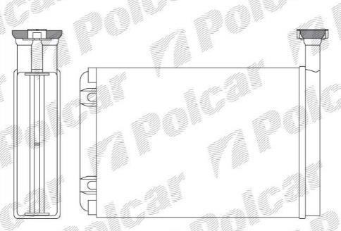 Радиатор отопителя 3216N82 POLCAR