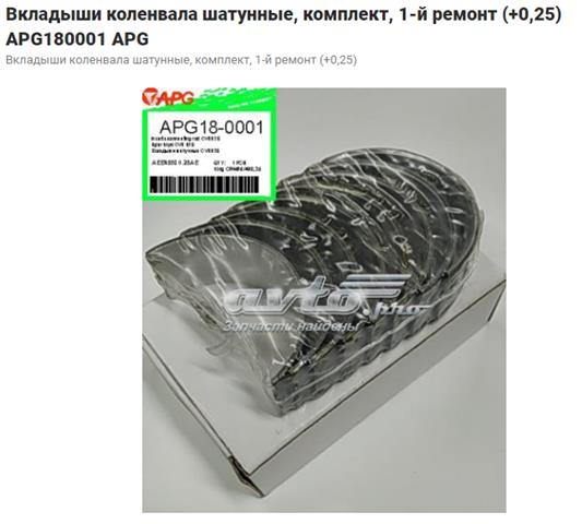 AEB4598025 AE Вкладыши шатунные, 1-й ремонт купить в Сумы