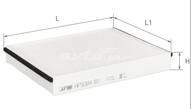 Фильтр воздушный отопителя AF5084 ALPHA FILTER