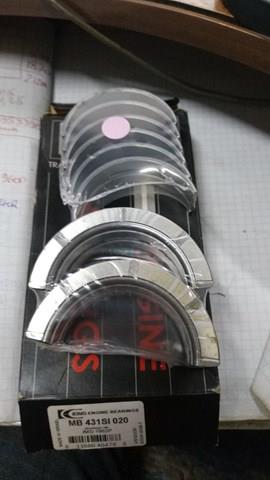 KING MB431SI020 Вкладыши коленвала коренные, комплект, 2-й ремонт (+0,50) в наличии Украина