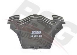 Новые bsg60200050 колодки тормозные задние дисковые P50032