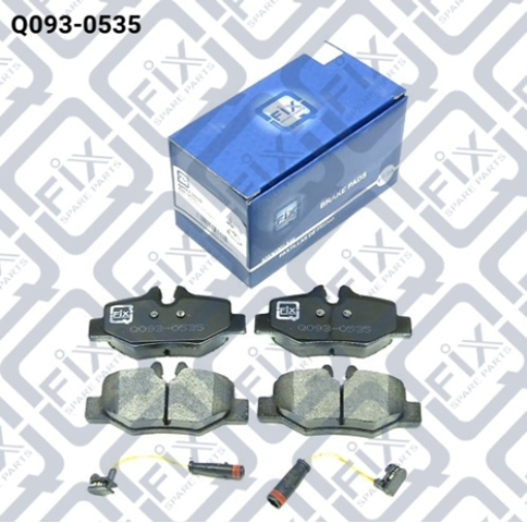Комплект задних колодок Q0930535 Q-FIX
