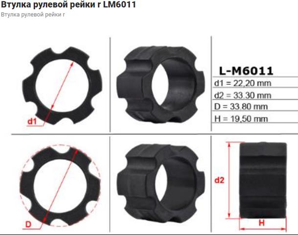 Реечный рулевой механизм S5195502 POLCAR