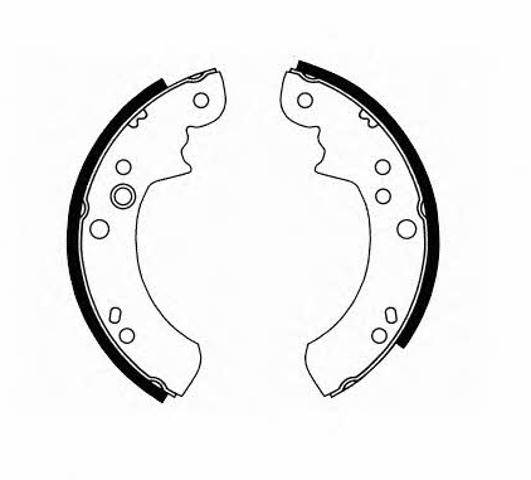 Колодки тормозные задние, барабанные SS530 SCT