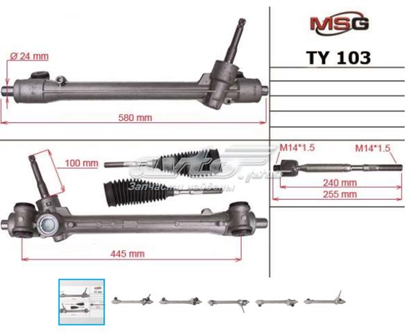 MS GROUP TY103 Рейка рулевая в наличии Харьков