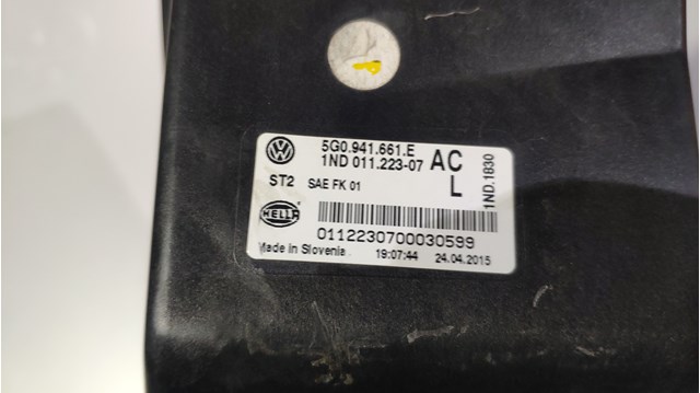 5G0941661E VAG Фара противотуманная левая купить в Одесса