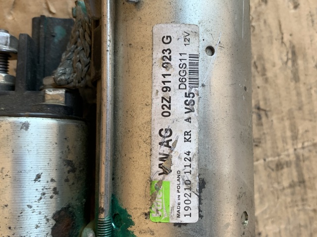 VAG 02Z911023G Стартер в наличии Житомир