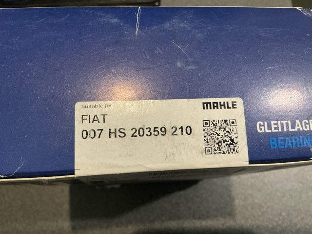 MAHLE 007HS20359210 Вкладыши коленвала коренные, комплект, 1-й ремонт (+0,25) в наличии Днепр