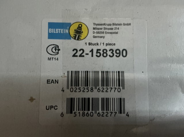 Амортизаторы передние 22158390 BILSTEIN