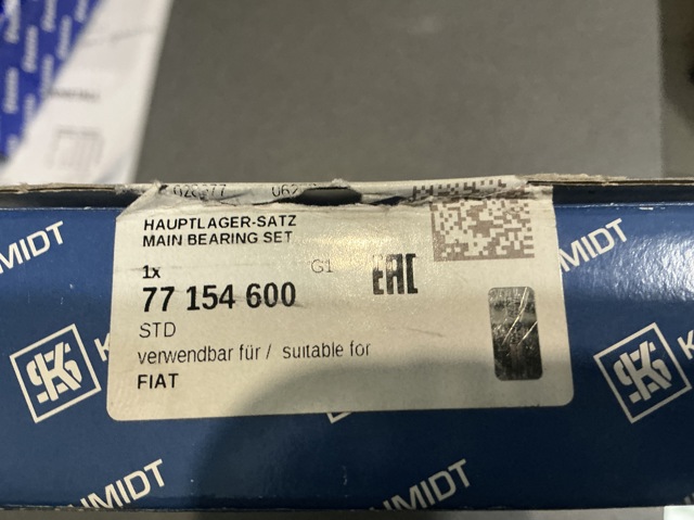 77154600 Вкладыши коленвала коренные, комплект, стандарт (STD) купить Черновцы