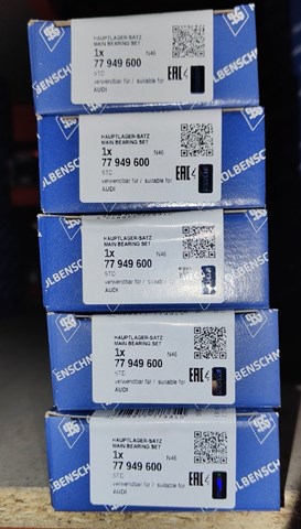 77949600 Вкладыши коленвала коренные, комплект, стандарт (STD) купить Винница
