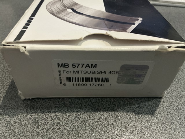 Коренные вкладыши коленвала комплект (STD) MB577AM KING