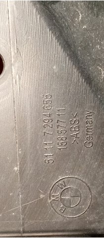 51117294655 Кронштейн крепления противотуманной фары левой купить Житомир