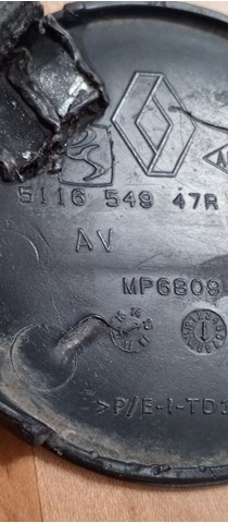 RENAULT 511654947R Заглушка бампера буксировочного крюка передняя в наличии Одесса