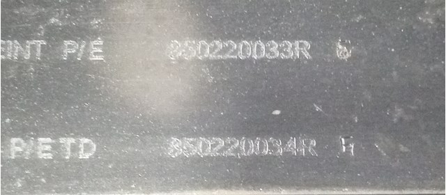 850220033R RENAULT Задний бампер купить в Николаев