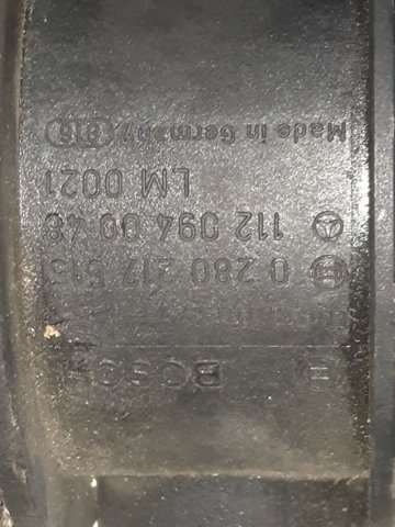 0280217515 BOSCH Датчик потока (расхода) воздуха, расходомер M.A.F. - (Mass Airflow) купить в Хмельницкий