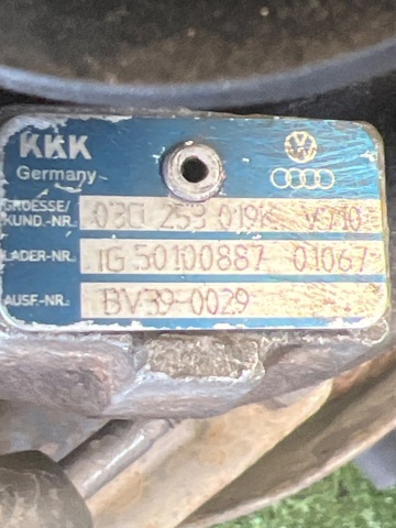 VAG 03G253019K Турбина в наличии Сумы