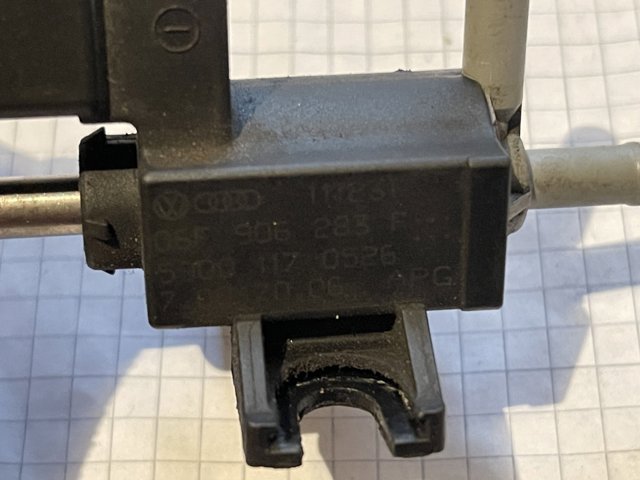 VAG 06F906283F Клапан преобразователь давления наддува (соленоид)  в наличии Полтава