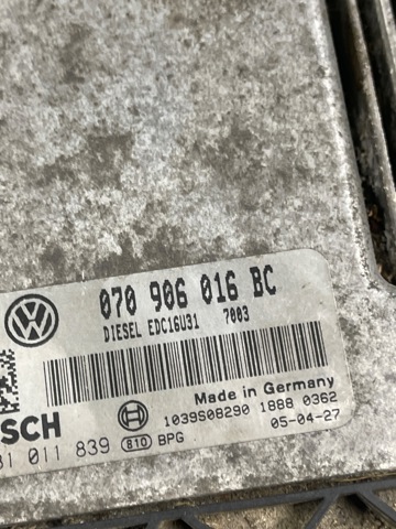 VAG 070906016BC Блок управления двигателем в наличии Черновцы