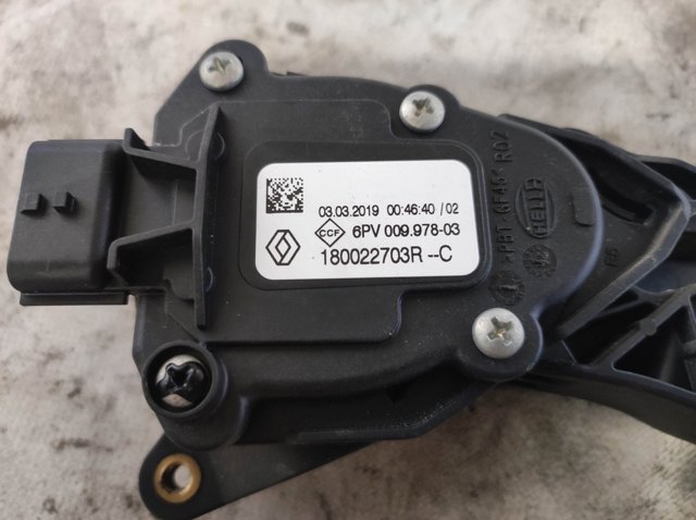 Педаль акселератора 180022703R RENAULT