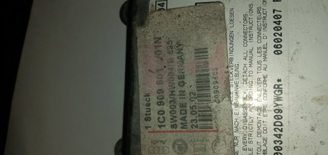 Модуль-процессор управления подушки безопасности 1C0909601 VAG