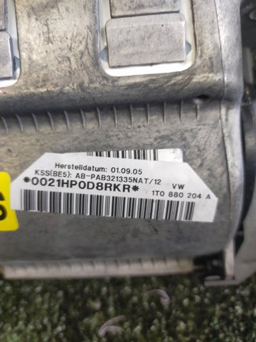 VAG 1T0880204A Подушка безопасности пассажира в наличии Ирпень