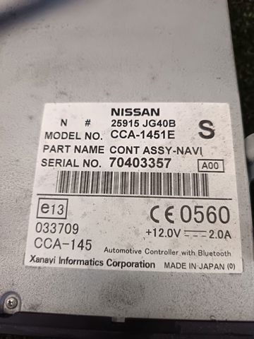 25915JG40B NISSAN Блок управления навигацией купить в Черновцы