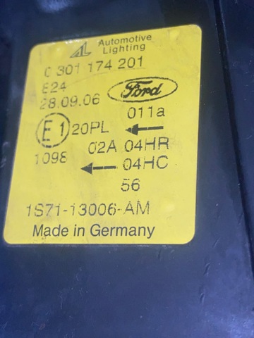 Фара 301174201 FORD