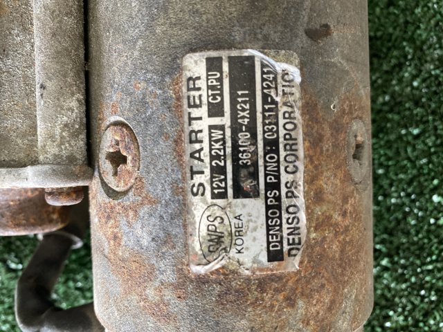 Стартер двигателя 361004X211 HYUNDAI