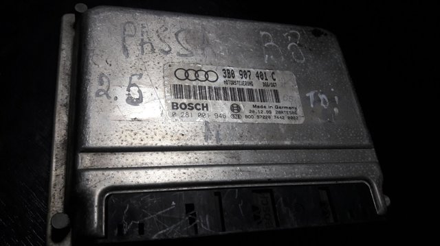 Модуль управления двигателем 3B0907401C VAG