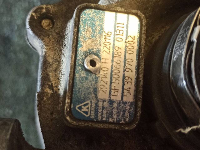 Турбонагнетатель 54399700002 RENAULT