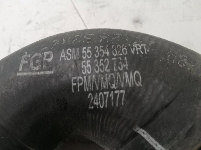 OPEL 55352734 Патрубок воздушный, выход из турбины/компрессора (наддув) в наличии Одесса