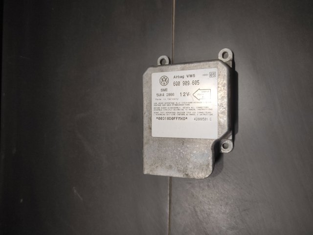 6Q0909605 Модуль-процессор управления подушкой безопасности (ЭБУ AIRBAG) купить Украина