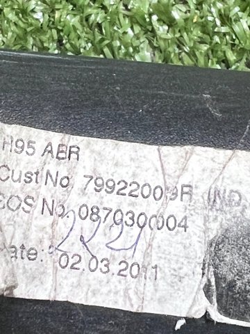 799220019R RENAULT Шторка багажного отсека купить в Украина