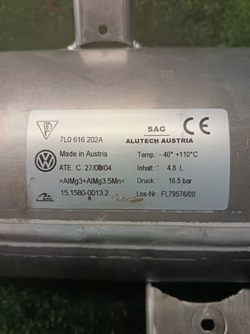 Ресивер пневматической системы 7L0616202A VAG