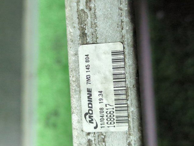 Радиатор интеркуллера 7M3145804 VAG