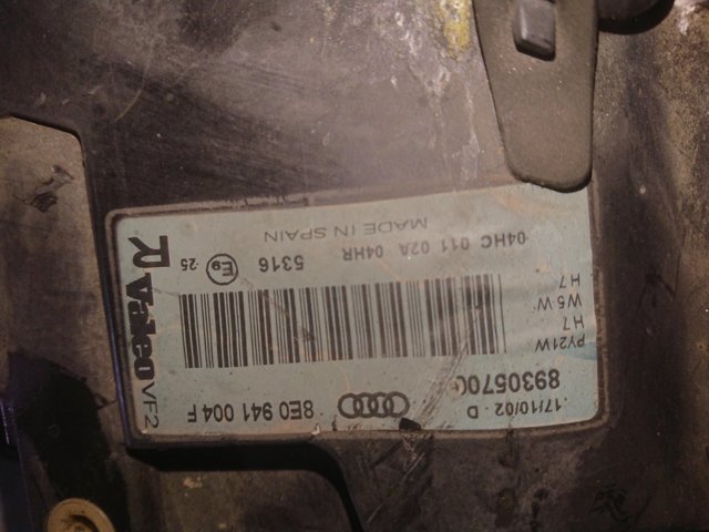 VAG 8E0941004F Фара правая в наличии Одесса