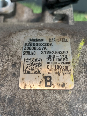 926005X20A Компрессор кондиционера купить Чернигов