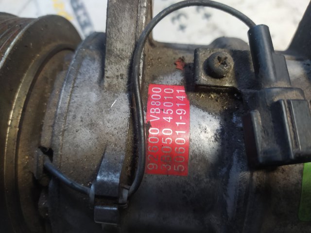 Компрессор кондиционера 92600VB800 NISSAN