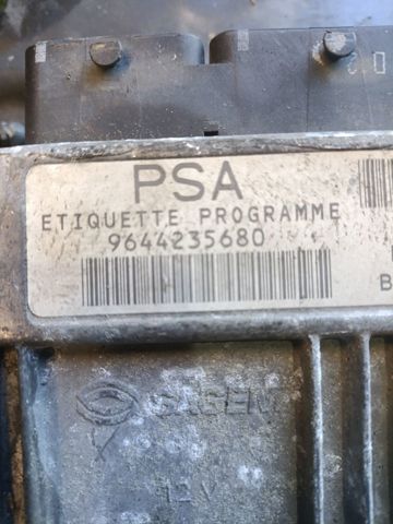 Электронный блок управления двигателем 9644625680 PEUGEOT
