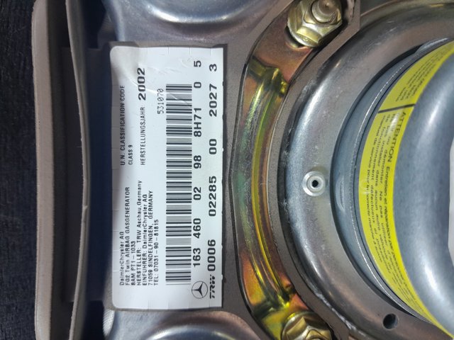 A1634600298 Подушка безопасности (AIRBAG) водительская купить Киев