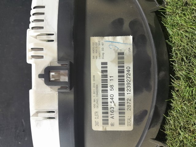 Щиток приборов A1635405811 MERCEDES