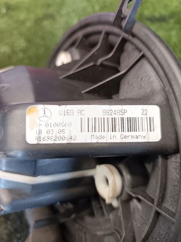 MERCEDES A1698200642 Мотор вентилятора печки (отопителя салона) в наличии Хмельницкий