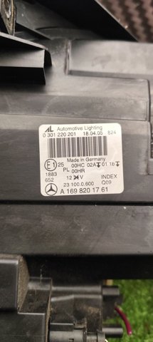 MERCEDES A1698201761 Фара левая в наличии Запорожье