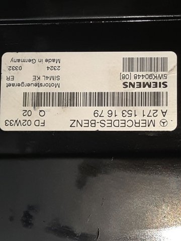 Компьютер двигателя A2711531679 MERCEDES