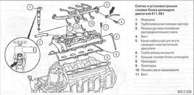 A6510103020 MERCEDES Головка блока цилиндров (ГБЦ) купить в Ирпень