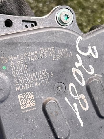 A6511400360 MERCEDES Клапан EGR рециркуляции газов купить в Львов
