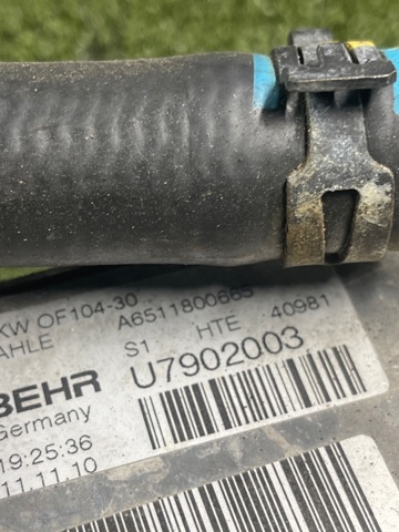 A6511800665 MERCEDES Радиатор масляный купить в Одесса