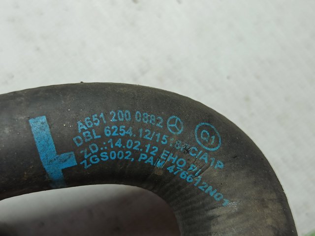 Шланг (патрубок) радиатор EGR, обратка A6512000882 MERCEDES